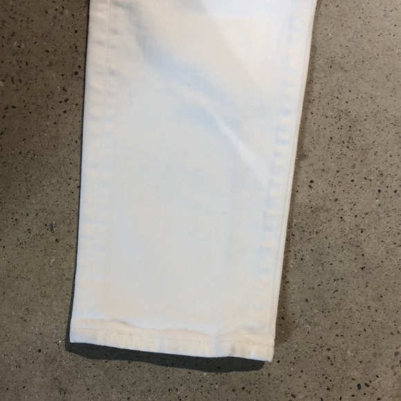 AG Adriano Goldschmied Ex-Boyfriend Slim 1 Year Tonal White Slouchy Jeans - Picture 7 of 10